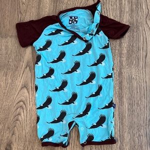 Kickee pants romper size 6-12 months